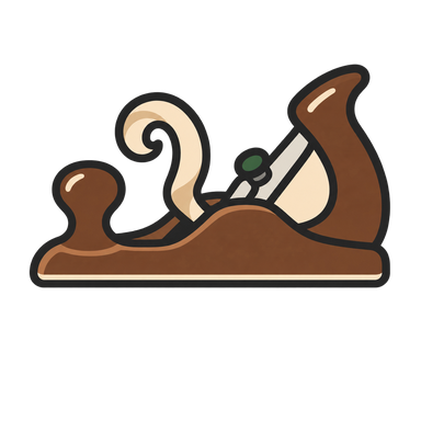 Hand plane representing handcrafted construction
