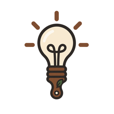 Lightbulb representing a custom project idea